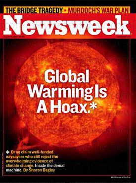Newsweek Cover: "Global Warming is a Hoax*